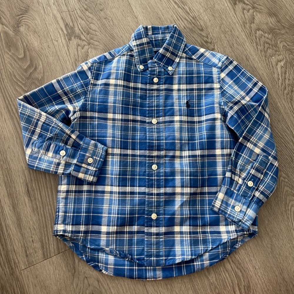 Ralph Lauren blue flannel